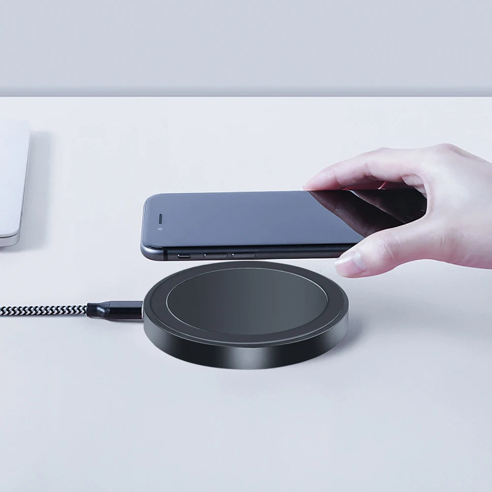 5W Wireless Charger Pad for iPhone 14 13 12 Pro Max X Samsung Xiaomi Phone Chargers Induction Fast Charging Dock Station