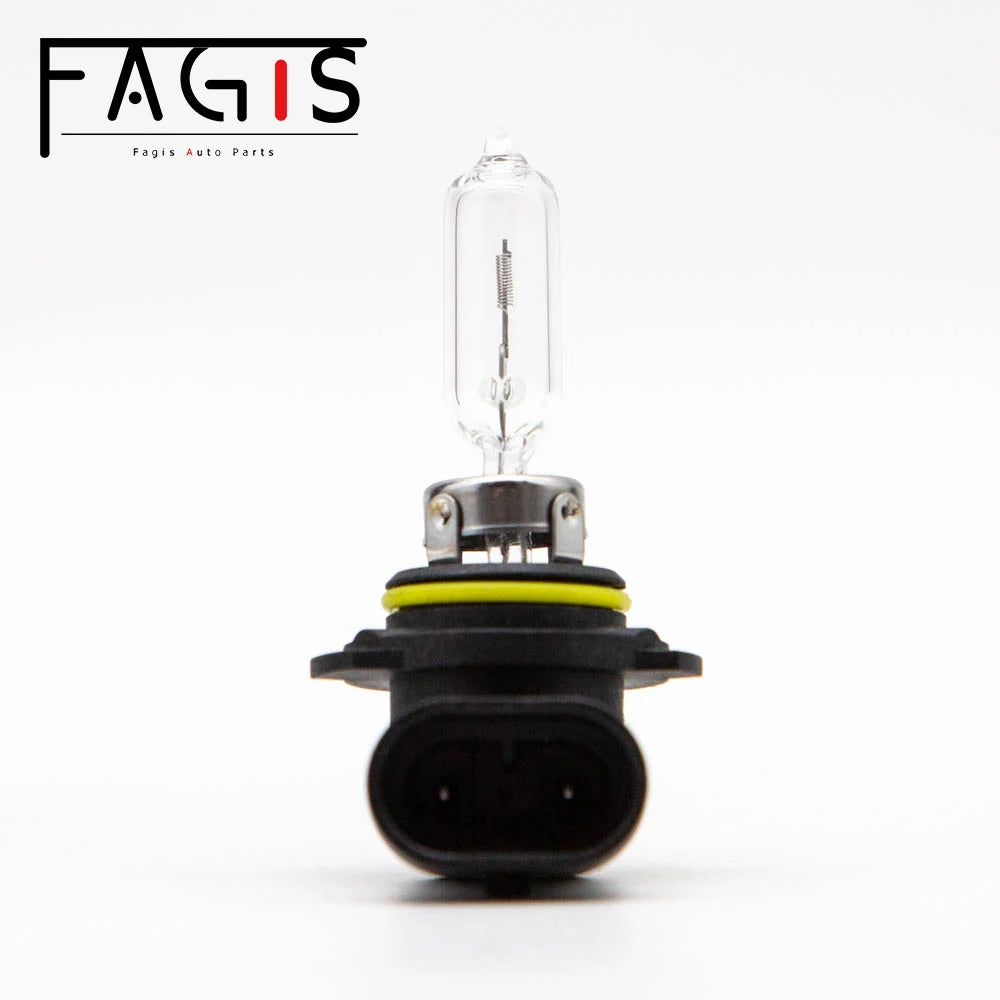 Fagis 2 Pcs 9012 HIR2 12V 55W 3350K Warm White Auto Head Lamp Halogen Lamps Wider Driving Vision Car Headlight Auto Bulb